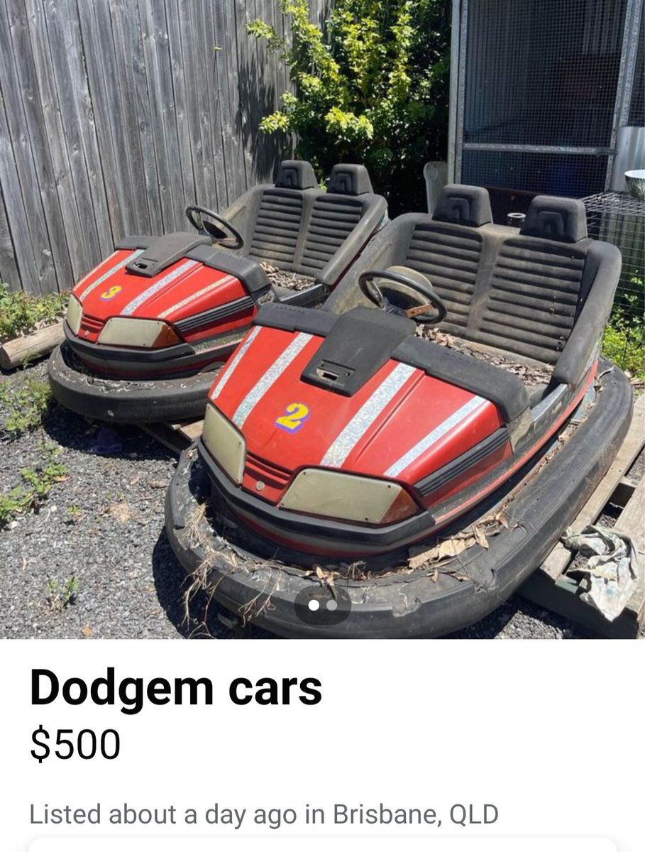 Classic_Clunker's tweet photo. "Ran when parked" (at the fair) #dodgem https://t.co/PVHYxvuSWp