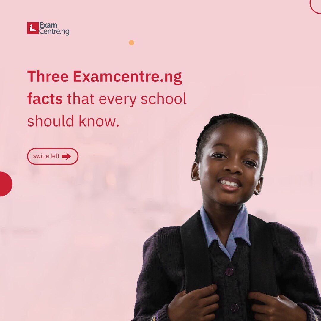 ExamCentreNG's tweet photo. Swipe to see amazing truths about https://t.co/qKFUsx3NU1 you never knew existed.
#schoolenrollment #schoolapplication #edtech #newlevel #itsolutions #bestsecondaryschoolsinnigeria #secondaryschoolsinnigeria #schoolowners https://t.co/FnBRtPmGnr