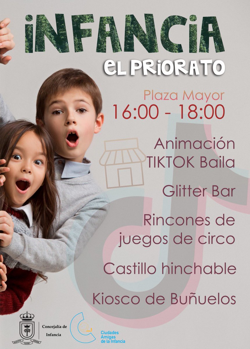 aytoloradelrio's tweet photo. ➡️ Carteles anunciadores de las actividades en #loradelrio y #elpriorato con motivo del #DíadelaInfancia, que se celebra el domingo 20 de noviembre; estas actividades son organizadas por la Concejalía de Infancia del @aytoloradelrio. https://t.co/FNMDICSrue