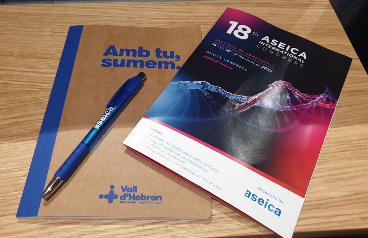 Ready for 18th ASEICA Internacional Congress that takes place on Santiago de Compostela! We hope to see you in the poster sessions in order to show you our last amazing results!