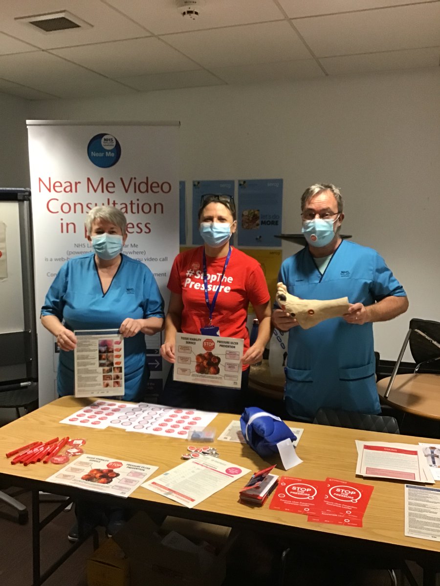 NHSLPDC's tweet photo. Day 3 of #stopthepressure week come on down to have a chat and grab and freebie and educational info from #TEAMTVNNHSL and @NHSLanPodiatry between 12-2pm @WishawGen canteen @UHMonklands main entrance @wearehairmyres atrium #thinkSSKINS #4nationsapproach @NHSLanarkshire @SoTV_UK https://t.co/oqNq5QNvus