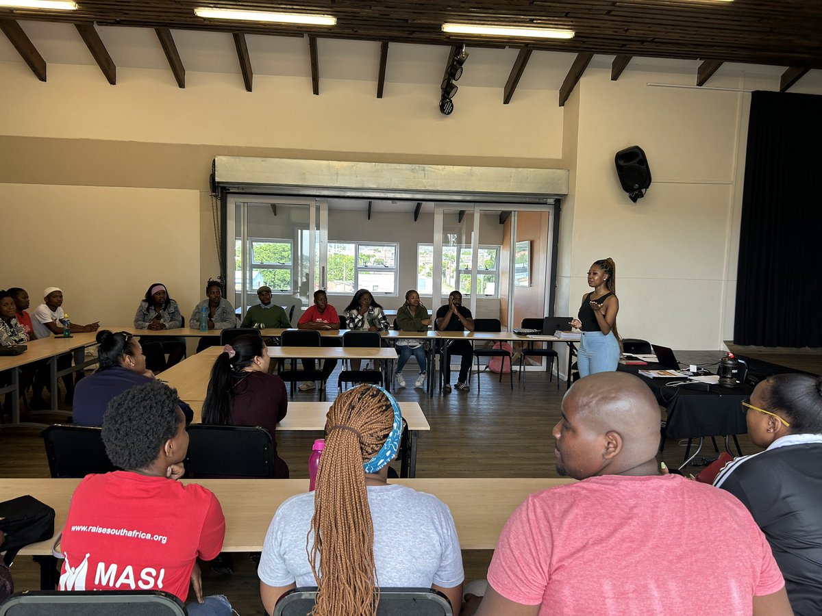 jokaluphumlo's tweet photo. Entrepreneurship training in progress with youth from Gqeberha … @globalleaderza https://t.co/sPPXUvq5y1