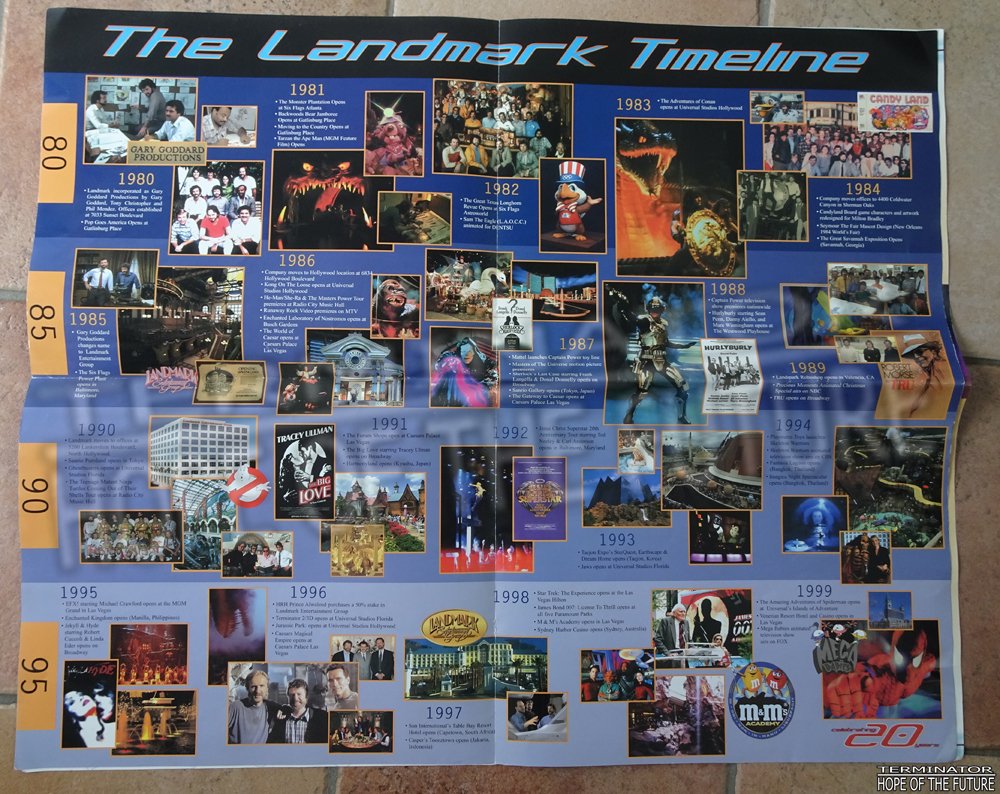HopeFuture2029's tweet photo. Landmark Times 20th anniversary November 2003

Internal publication from the Landmark Entertainment Group about the 20 years of their work, including Terminator 2 3D.

#terminator23d #terminator #terminator23dbattleacrosstime #t23d #t23dbattleacrosstime #universalstudios https://t.co/ZlAg3EmCaM