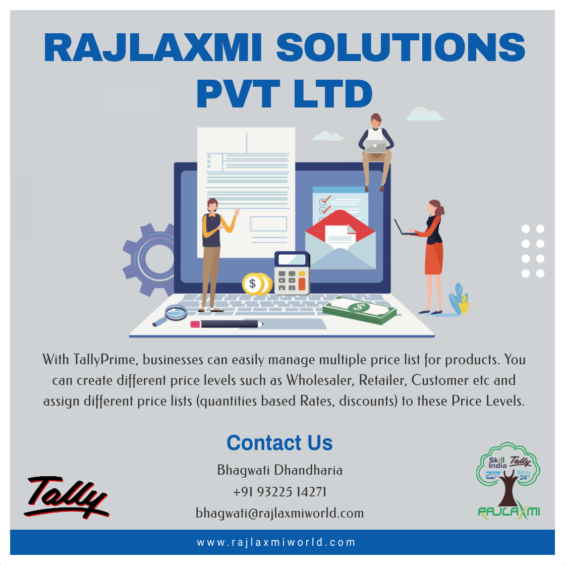 rajlaxmiworld's tweet photo. ..
#tallyprime #tally #tallyerp #tallyAMCService
#tallysolutions #tallyservices #TallyAMC #tallysupport
#tallysupportservices #AMC #tallysoftware #tss
#tallytraining #tallycustomization #tallynewupdates
#amcservice #TallyAddon #rspl #rajlaxmisolutions
#RajlaxmiSolutionsPvtLtd
.. https://t.co/zJYmXMnqDh