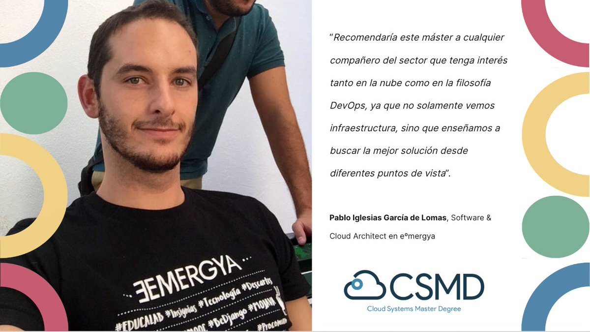 csmd_UPO's tweet image. Con una formación integral en #GCP tendrás más posibilidades de encontrar el empleo 💼 de tus sueños. Las empresas buscan perfiles expertos 👌 en Arquitectura y Desarrollo de Sistemas Cloud.
Con el #CSMDv2 aprenderás 🤓 con los mejores profesionales ⤵️
csmd.es
