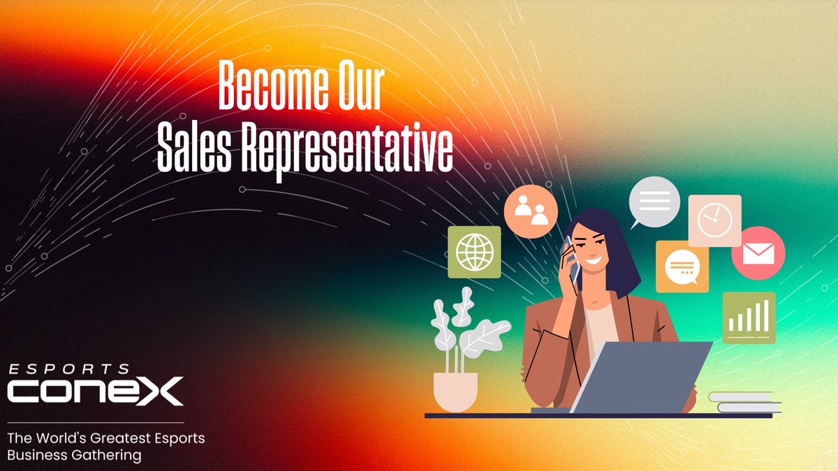 Esports Conex is #hiring a Sales Representative.

Work for one of the biggest esports B2B events, network with the gaming industry leaders &amp; global consumer brands, and get rewarded for your effort 💸

For more information, contact Géraud de Lacombe: linkedin.com/in/gerauddelac…