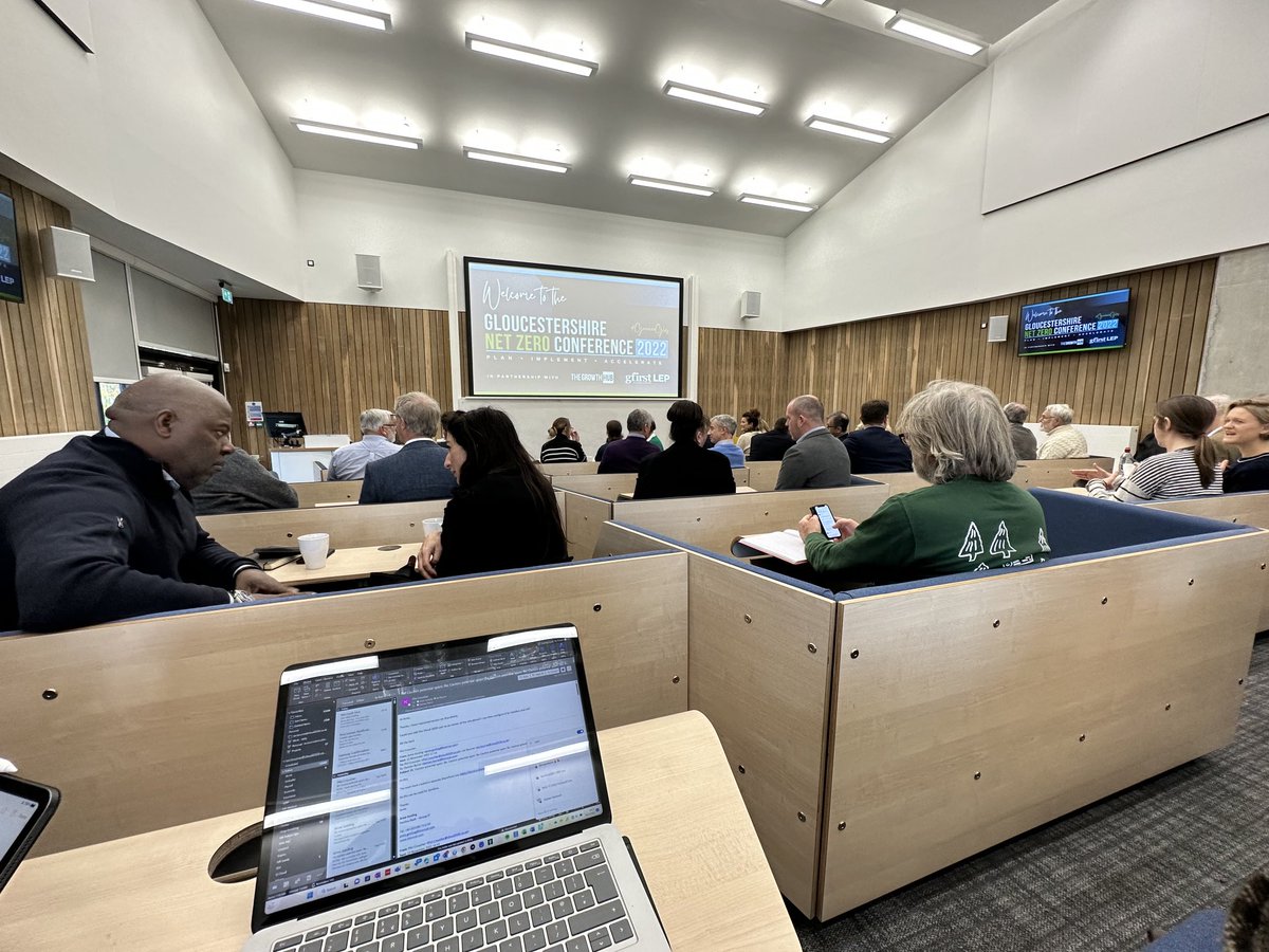 Kicking off the Gloucestershire Net Zero conference. Ask us about our #netzero solution built on the #microsoft platform