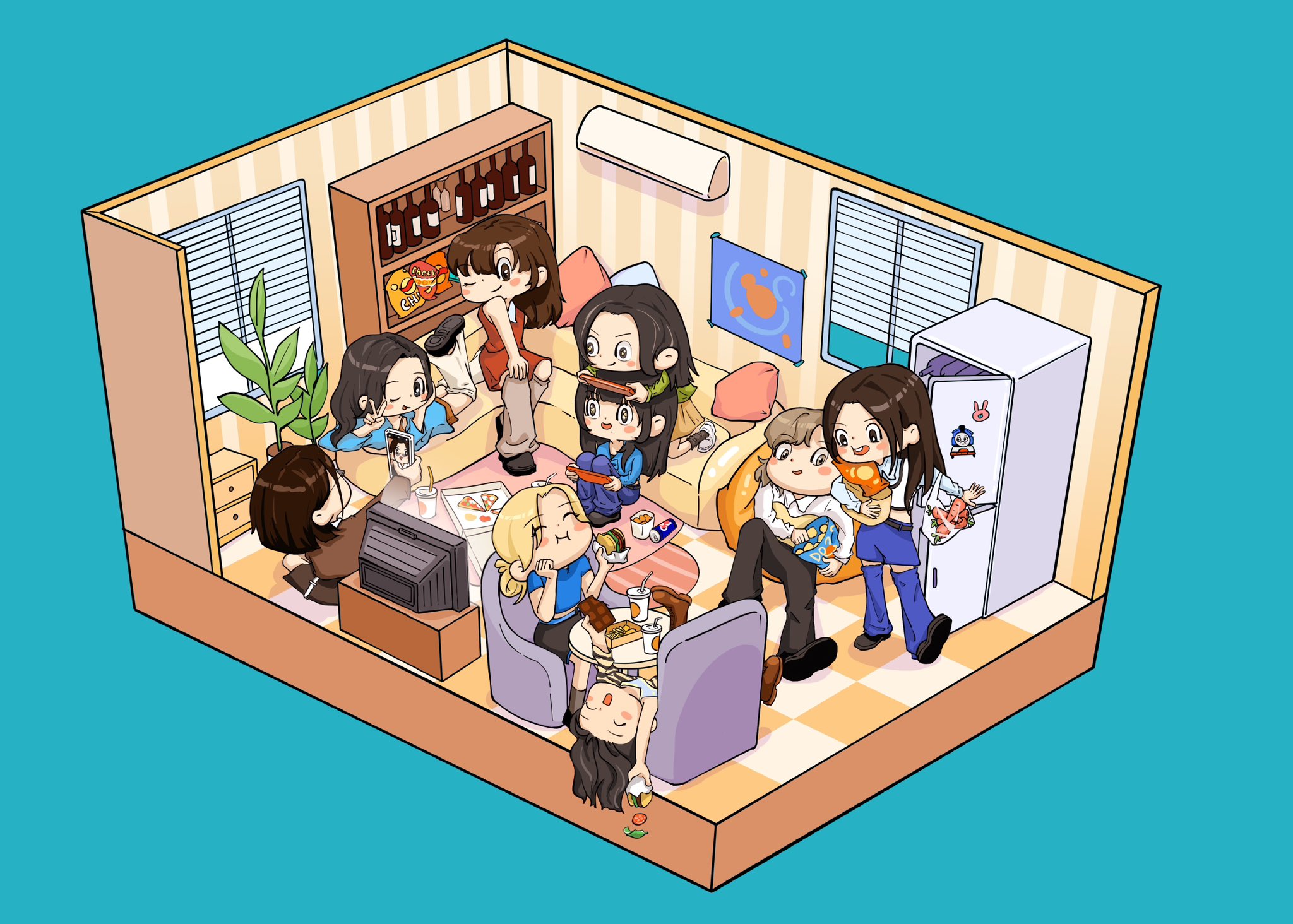 co-fisher-on-twitter-twice-at-dorm-twice-twicefanart-jypetwice