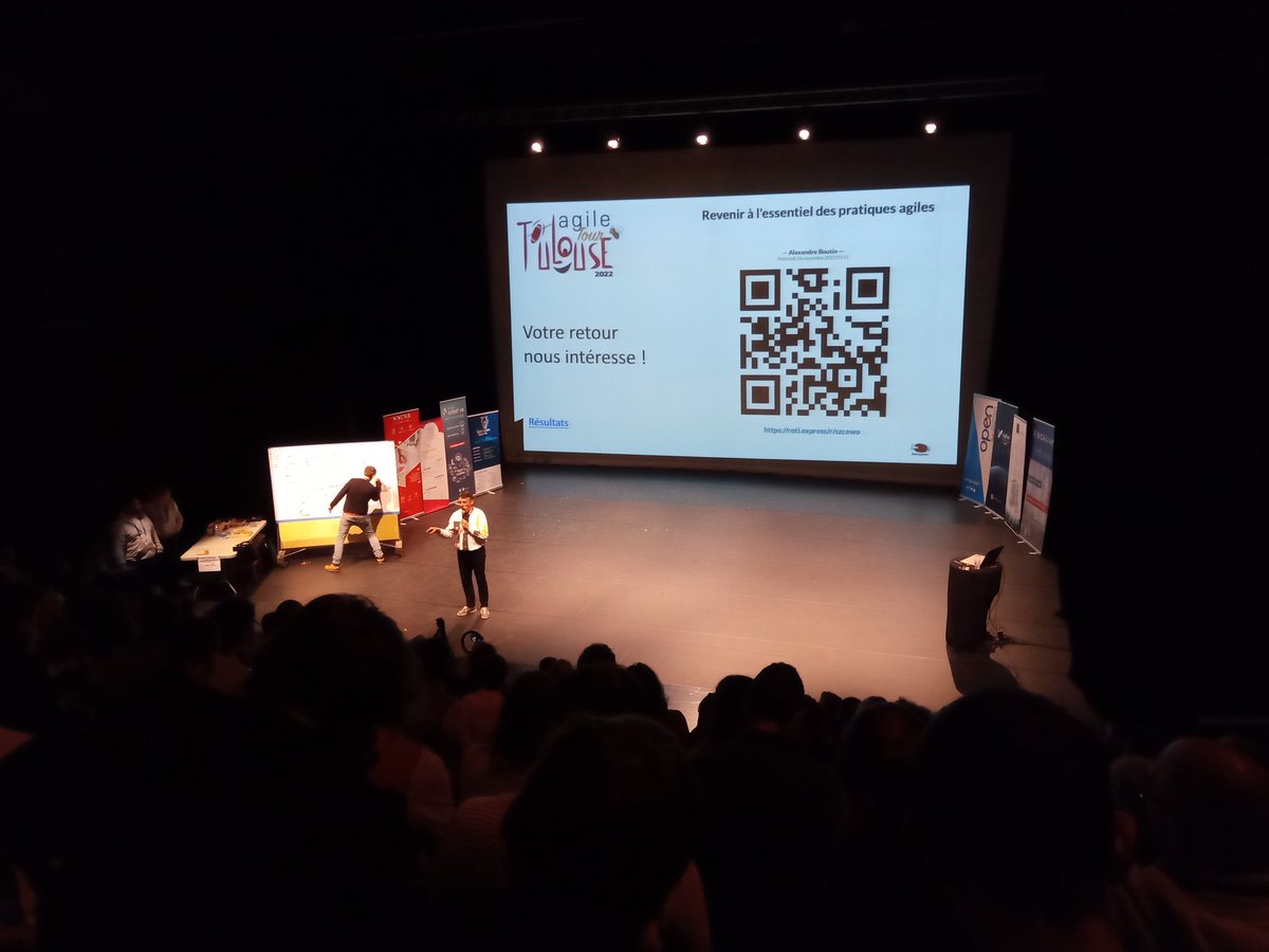 #ATTLS22 on reprend cette deuxième journée avec <a href="/agilex/">Alexandre BOUTIN</a> pour revenir à l'essentiel des pratiques agiles.