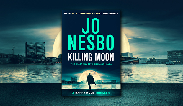 Waterstones's tweet photo. The hunt is on and the police are running out of time. They’re facing a killer unlike any other. To catch him will push Harry to the limit. Master of Nordic Noir Jo Nesbo returns with another page-turning thriller, Killing Moon. Pre-order SIGNED here: https://t.co/WAQEdM95l1 https://t.co/lBZPCuYLAh