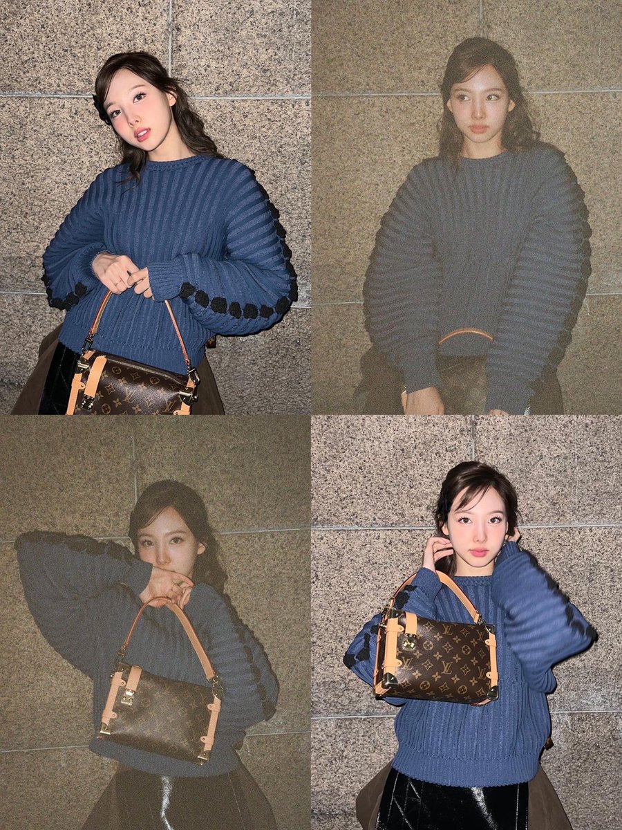mnymilf's tweet photo. louis vuitton girl, nayeon https://t.co/yxEdKau2nu