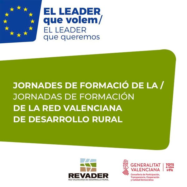 arcaruralcat's tweet photo. 🔝Seguim a les jornades formatives de la Xarxa Valenciana de Desenvolupament Rural - #REVADER. Una trobada per:
✅Posar en comú les lliçons apreses,
✅analitzar oportunitats de millora,
✅i enfortir-se per millorar l'aplicació del LEADER 2023-27.
#jornadesdeformacióREVADER https://t.co/b6UMRdvlRu