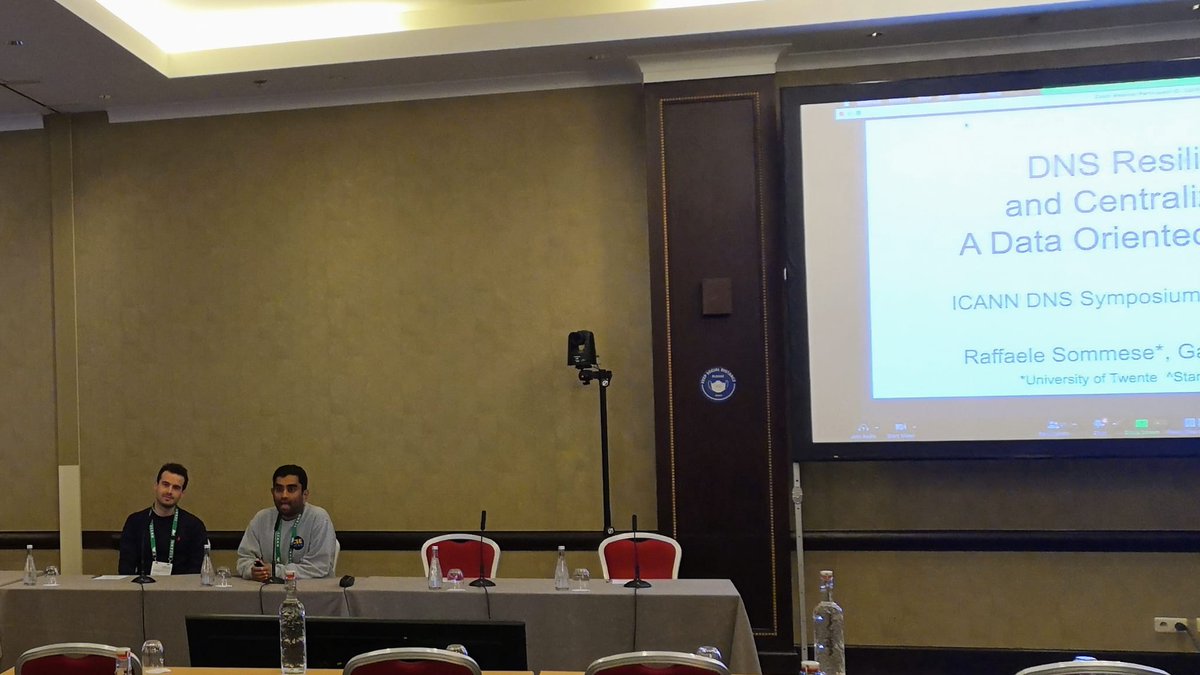 Design and Analysis of Communication Systems group (@dacs_ut) on Twitter photo Our colleague <a href="/raffysommy/">Raffaele Sommese</a> together with <a href="/aktiwate/">Gautam Akiwate</a> from Stanford presented their experiences from years of work on DNS resilience and centralisation at the <a href="/ICANN/">ICANN</a> DNS Symposium today Our colleague <a href="/raffysommy/">Raffaele Sommese</a> together with <a href="/aktiwate/">Gautam Akiwate</a> from Stanford presented their experiences from years of work on DNS resilience and centralisation at the <a href="/ICANN/">ICANN</a> DNS Symposium today