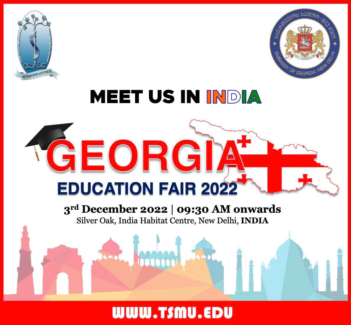 tsmuedu's tweet photo. 📢 Tbilisi State Medical University is participating in a „Georgia – Education Fair 2022”
 
➡️ https://t.co/vWHct8nYlT https://t.co/bKcINzgH14