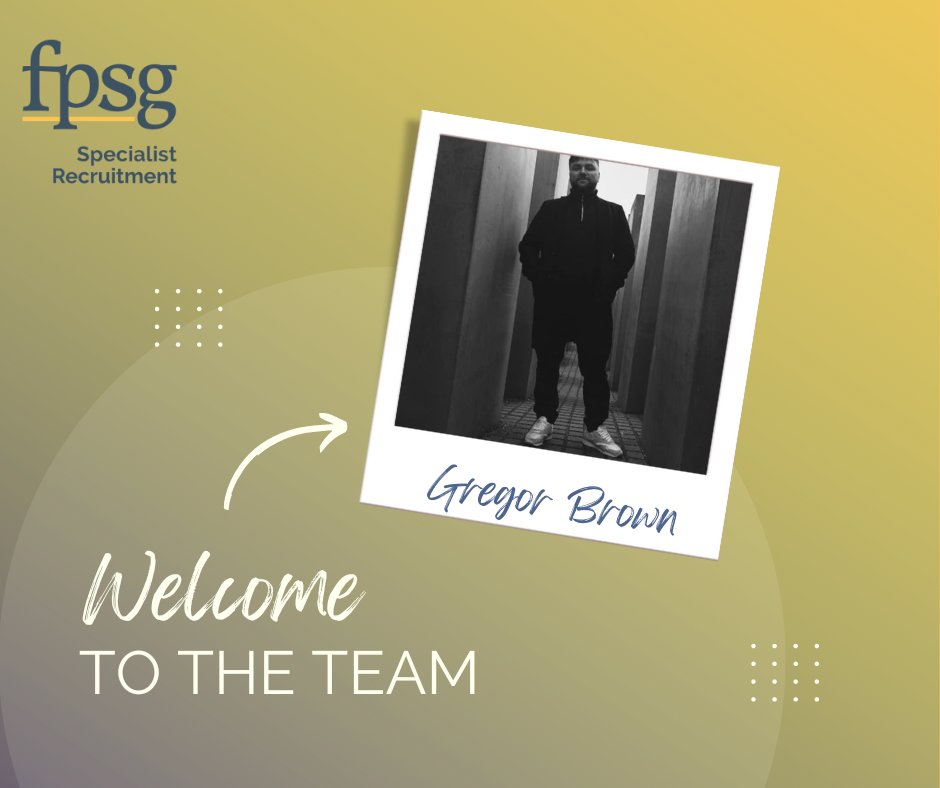 Last but not least!

Welcome to the team Gregor Brown!

Gregor is also based in #edinburgh and is working on product/design roles in the #UK and #US.

Link up with Gregor or email gbrown@fpsg.com.

#hiringnow #recruitment