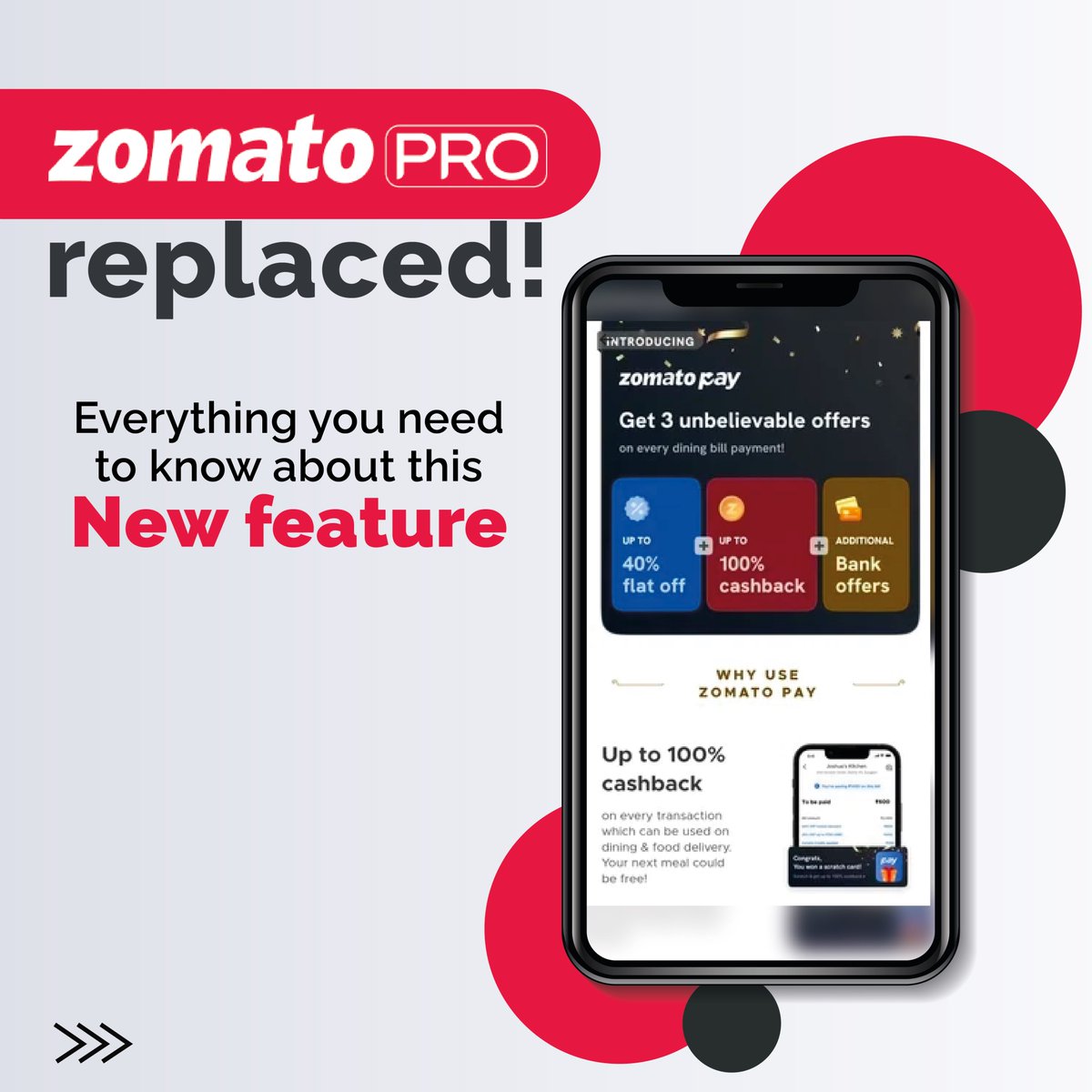 DigilocalIn's tweet photo. Customers can now use the Zomato Pay feature to pay directly to the restaurants.
Zomato Pay also has a "Vibe Check" option that enables restaurants to broadcast brief films, similar to Instagram Stories.
To stay updates to such interesting news, follow us. https://t.co/iDllDH6v21