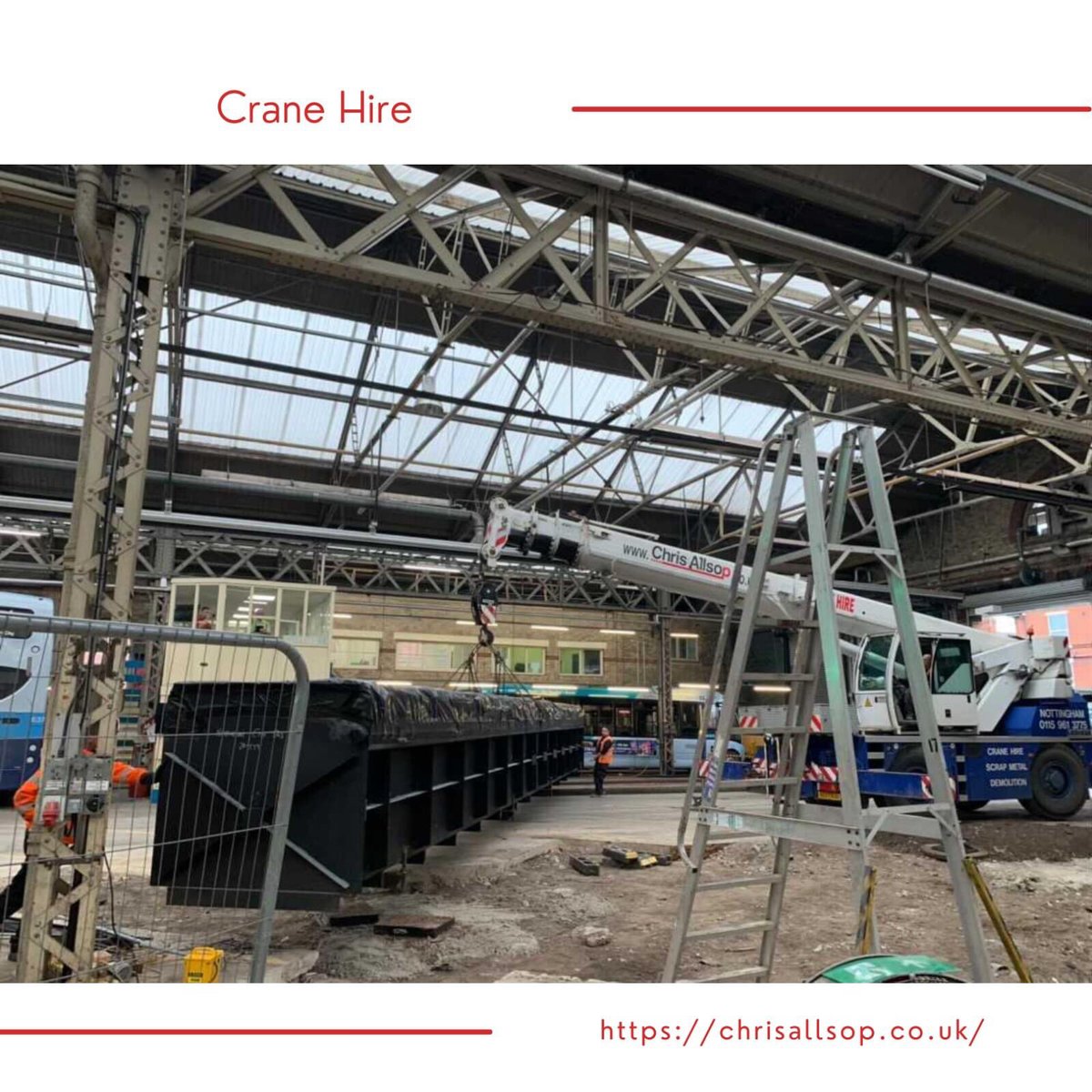 ➡️ Established since 1986  
🌐 chrisallsop.co.uk

#chrisallsop #cranehire #crane #nottingham⠀
#cranehire #cranes #cranerental #lifting #heavylifting #nottingham #cranesupplier #equipmentrental #machineryrental