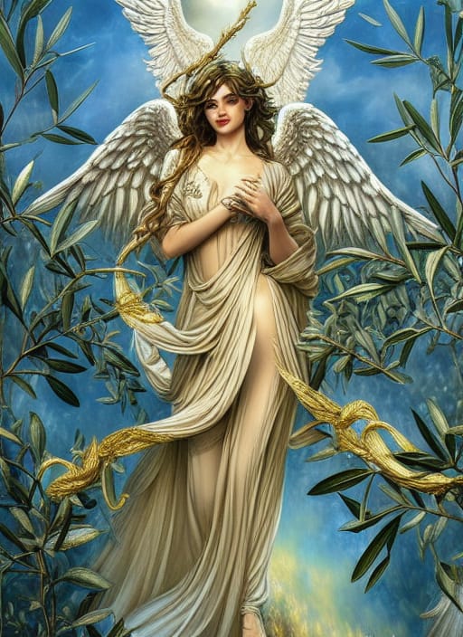 kaints's tweet photo. #WingedAngel in an #OliveGrove !
This #artwork was created with the help of #ArtificialIntelligence using @NightcafeStudio by @kaints alias Kain The Supreme!
#nightcafestudio #nightcafe #aiart #digitalart #portrait #KainTheSupreme
#winged #angel
🔗: https://t.co/ZOjJxpk1O0 https://t.co/xPjAwO5roh