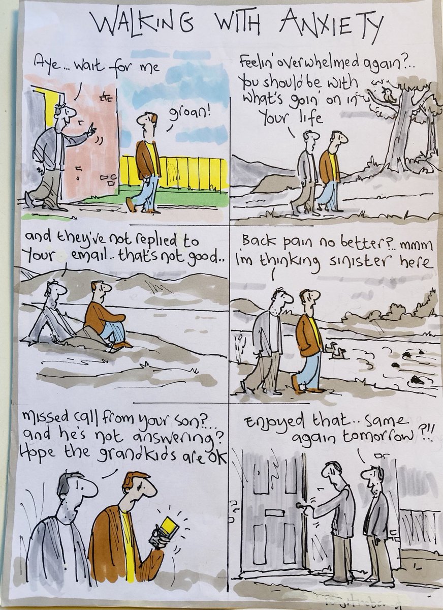 tonyhusband1's tweet photo. I live with anxiety l always have it’s not nice .. l feed the bad wolf not the good wolf  .. it helps l can show how it is and how it could be through my cartoons hope it helps you a bit ❤️ https://t.co/uAj514ZxeA