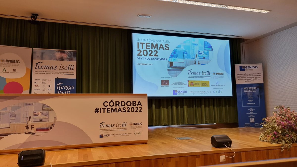 Parque Científico UC3M (@parquc3m) on Twitter photo Hoy estamos en las jornadas anuales de la red <a href="/Itemas/">ITEMAS</a>, de la que somos aliados y además patrocinadores de este evento
Toda nuestra participación aquí: eventos.uc3m.es/90864/detail/l…
#ITEMAS2022 en <a href="/IMIBIC/">IMIBIC</a>
<a href="/SaludISCIII/">Instituto de Salud Carlos III (ISCIII)</a> <a href="/Genesis_Biomed/">GENESIS Biomed</a> Hoy estamos en las jornadas anuales de la red <a href="/Itemas/">ITEMAS</a>, de la que somos aliados y además patrocinadores de este evento
Toda nuestra participación aquí: eventos.uc3m.es/90864/detail/l…
#ITEMAS2022 en <a href="/IMIBIC/">IMIBIC</a>
<a href="/SaludISCIII/">Instituto de Salud Carlos III (ISCIII)</a> <a href="/Genesis_Biomed/">GENESIS Biomed</a>