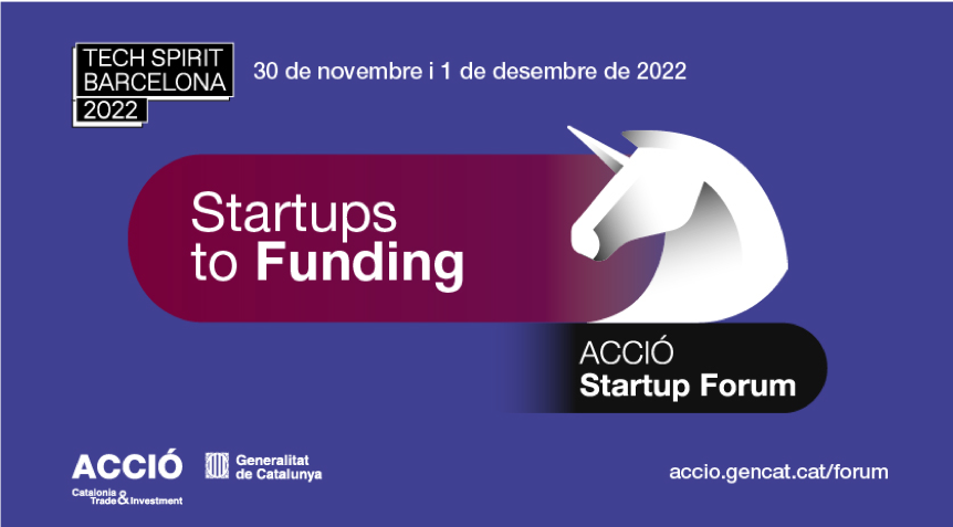📢ATTENTION STARTUPS!

🚀<a href="/accio_cat/">ACCIÓ</a> has just opened the registry for Startups to Funding, a program part of #ACCIÓStartupForum that connects #startups with #investors.

Are you looking for funds?
✍️Register
💰Choose an investor
🗓️Schedule a meeting

Here👉bit.ly/3V1Zwti