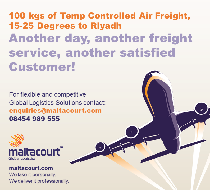 More shipments won here at Maltacourt - this particular shipment is 100 kgs of temperature control to Riyadh!

#maltacourt #freightforwarder #riyadh #saudiarabia #temperaturecontrol