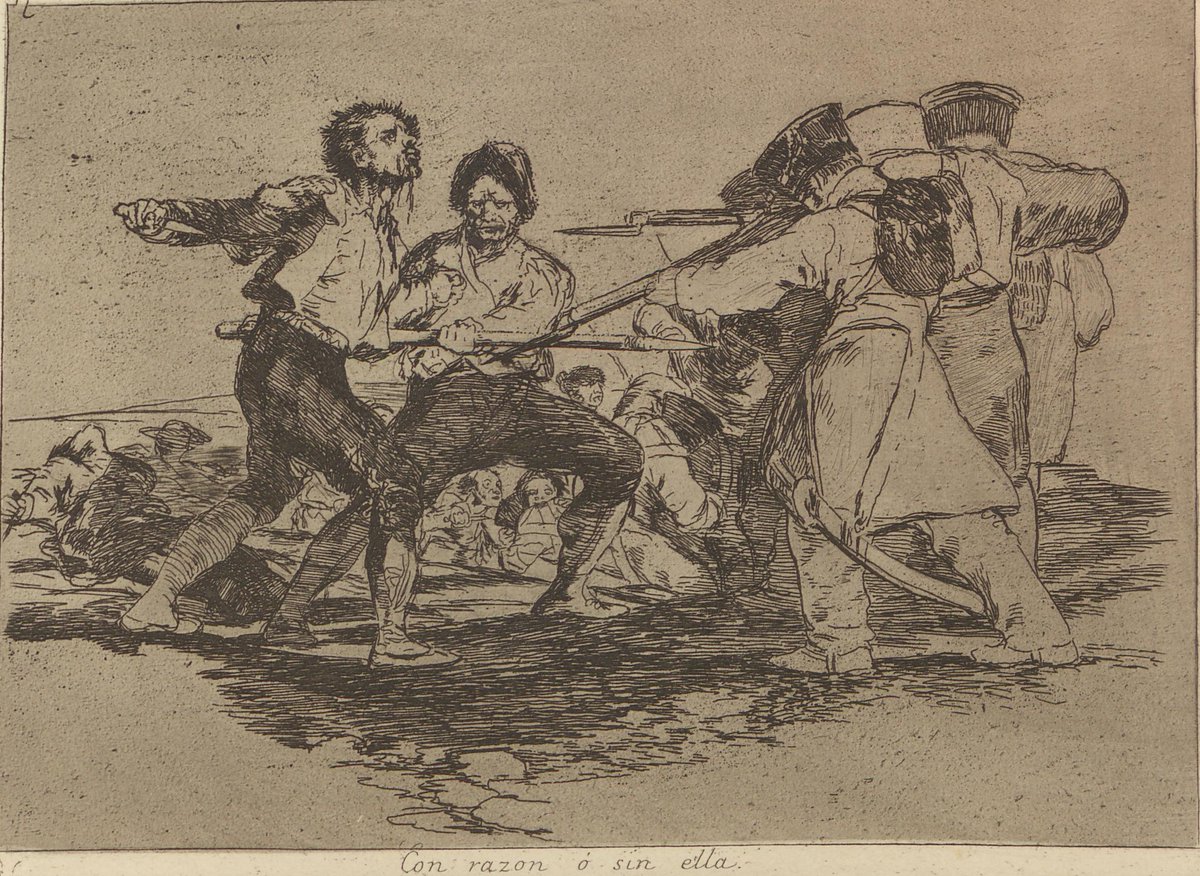 dailuoghi's tweet photo. «Con razón o sin ella».
Goya: los desastres de la #guerra.

Una #storia che ci interessa. Una lunga storia.
Interessa anche a voi?

#facciamostorie https://t.co/wtyzX8mjJI