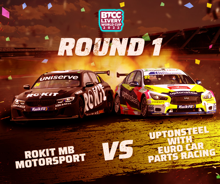 BTCC's tweet image. #BTCC Livery World Cup 2022: Day 3 🗳️

Up next, it's @MBMotorsport_ VS @RickParfittJnr's Team HARD. Racing Infiniti 😎

Head to the next tweet to vote now! 👇