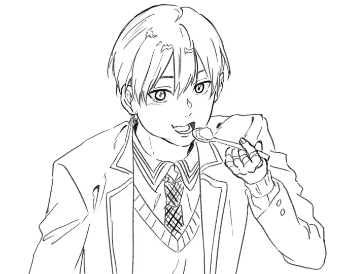 食べるけんもちらくがき 
