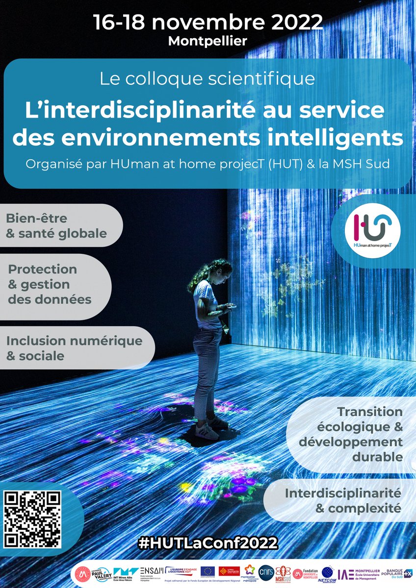 C’est aujourd’hui ! Le #colloque #scientifique #HUTLaConf2022 a lieu cette semaine, du mercredi 16 au vendredi 18/11, avec une ouverture aujourd’hui à la Médiathèque Emile Zola en présence des partenaires du projet HUT (chercheurs, collectivités, entreprises et tutelles).