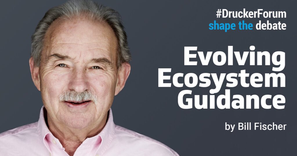 IsabellaMader_'s tweet photo. “Water! Build your organizations so that they move like water.”

Evolving Ecosystem Guidance  by Bill Fischer @bill_fischer 

#management #ShapeTheDebate @GDruckerForum 
https://t.co/9DiRGWKIoe https://t.co/VXK4hb9jUv
