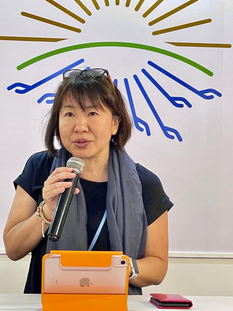UNESCO_Dakar's tweet photo. L'@UNESCO_fr a apporté une contribution majeure à l'éducation au #changementclimatique au Side Event sur l'#éducation et formation sur l'adaptation : actions transformationnelles et ressources de partage Sud-Sud-Nord au pavillon de la @OIFrancophonie à la #COP27
#AUF
#OCE
#AFD https://t.co/bgjnSFC4Gy