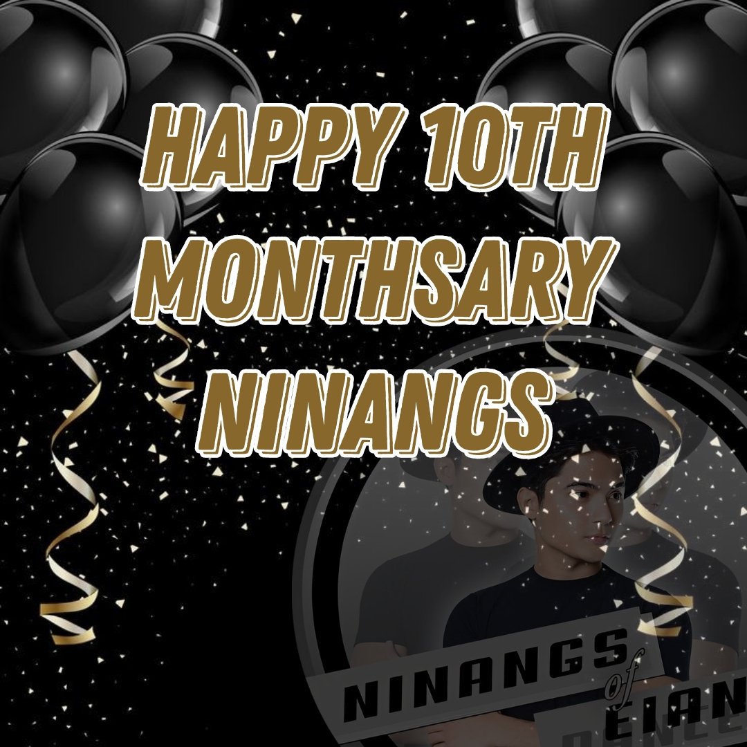 Happy 10th Monthsary Ninangs!🥂

Let’s continue to support our best boy in all his projects, unconditionally. 

To more monthsaries and anniversaries to come. Yakap mahigpit ninangs!🫶