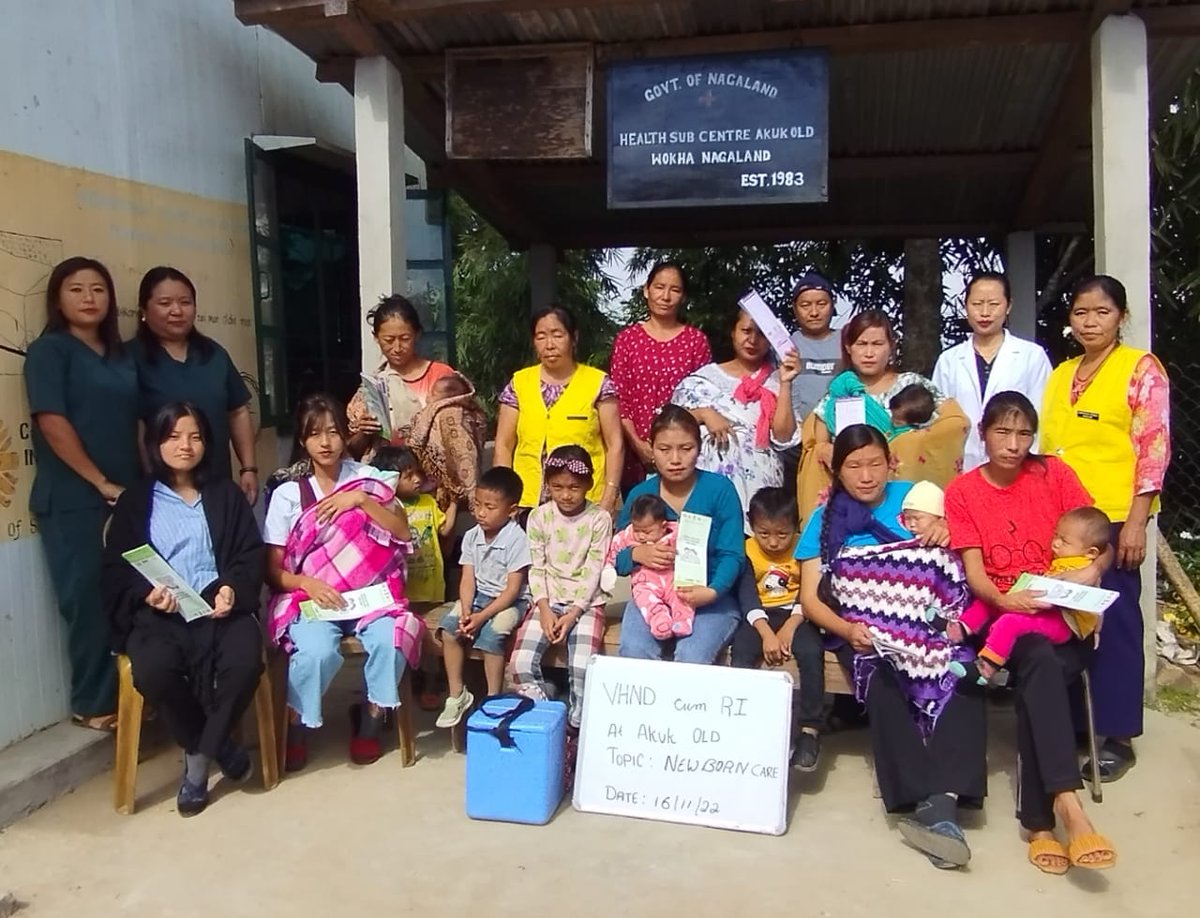 Chos_Rhts's tweet photo. National Newborn Week is being observed in #Wokha district by conducting sensitization activities during VHNDs, awareness programmes &amp; distribution of food items to beneficiaries. 
@NagalandNhm @HealthNagaland @MyGovNagaland 
#NationalNewbornWeek https://t.co/hzSEbBBcbI