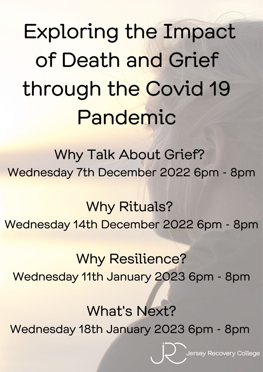 Were you or someone you love affected by grief and loss during the Covid-19 Pandemic? Our new free course aims to help people to recognise and manage their grief.

#covid19 #pandemic #grief #support #jersey