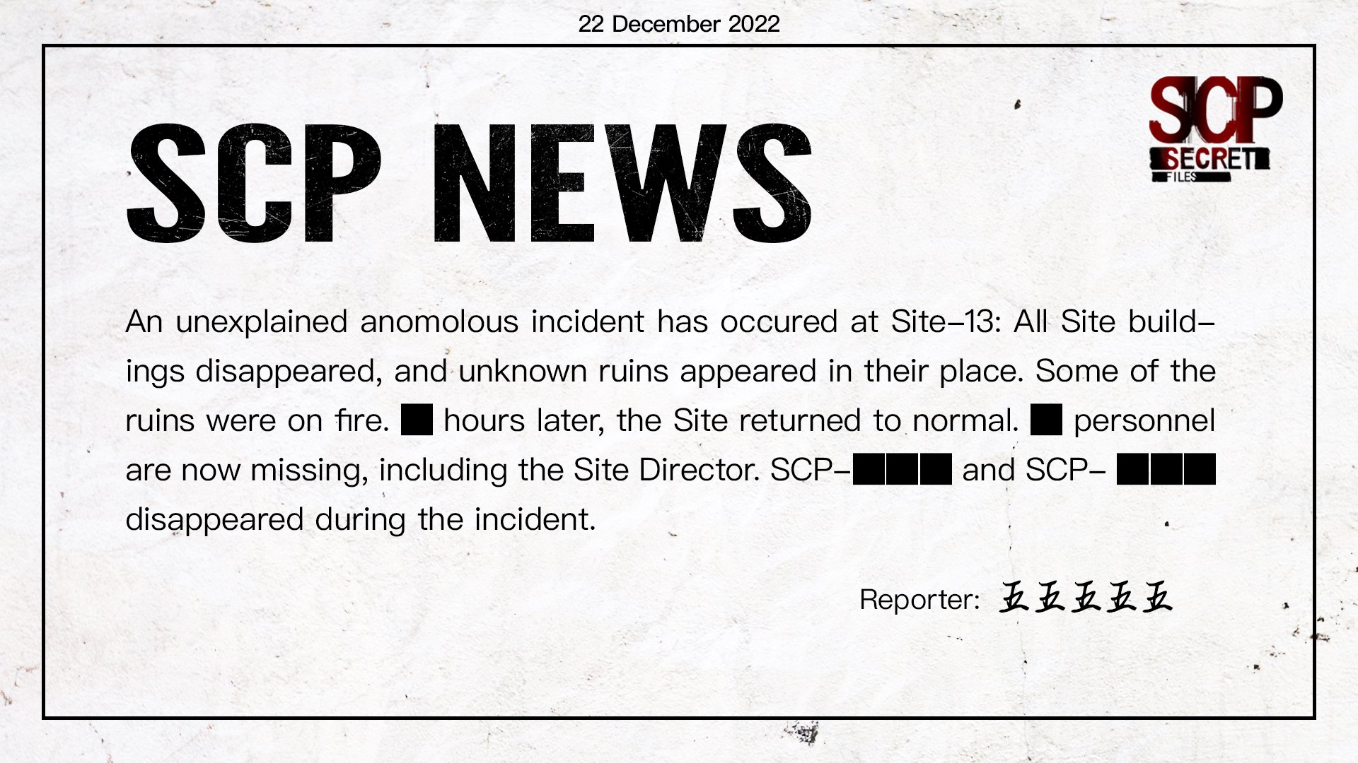 Comunitatea Steam :: SCP : Secret Files