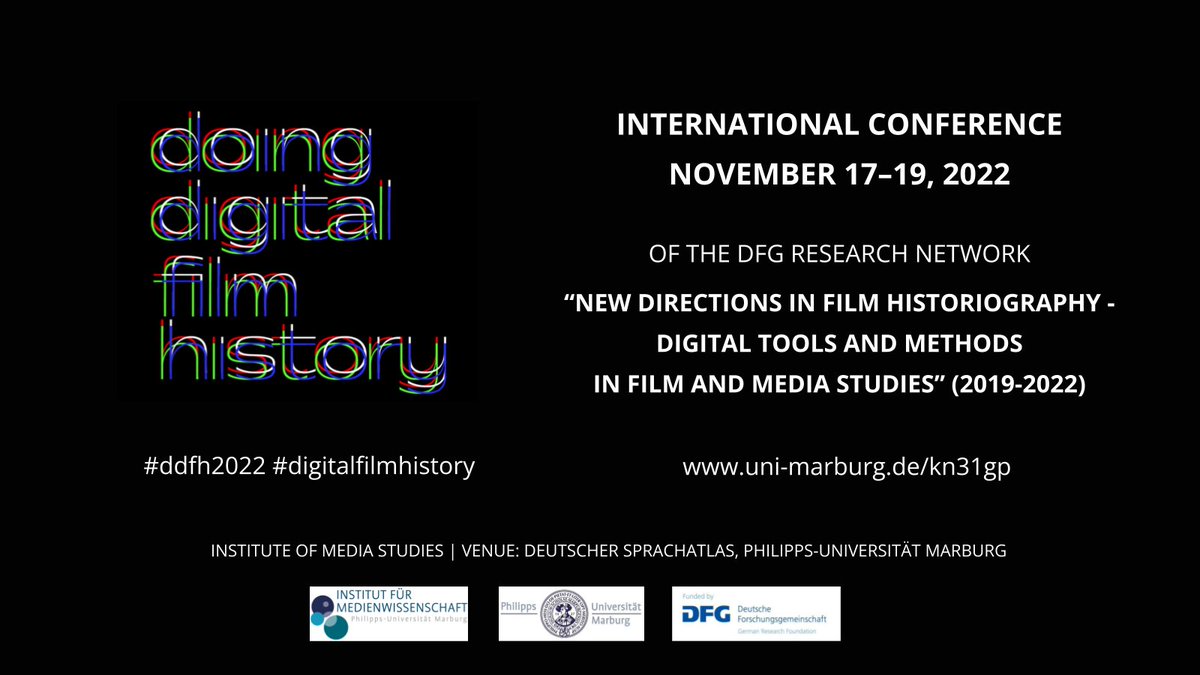 marleneleonie_'s tweet photo. I'm so excited for the #doingdigitalfilmhistory conference to start tomorrow and to welcome everybody in Marburg @UniBib_MR! @SarahMaiDang @tvanderheijden @p_junginger https://t.co/7SrOW1JFJn