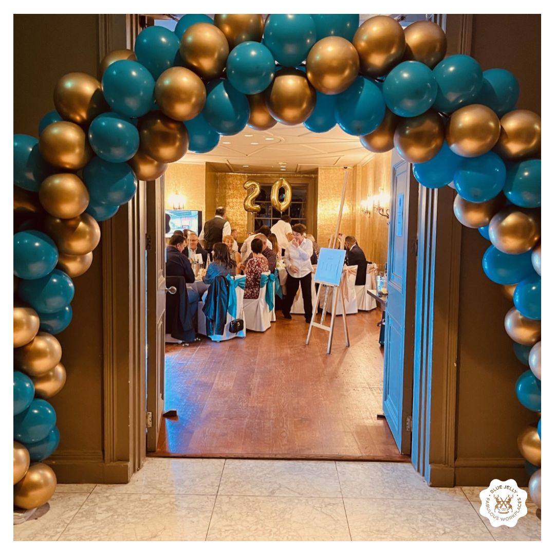 BlueJelly_'s tweet photo. Last Friday we celebrated the 20th birthday of Blue Jelly with a party at Stoke Place.
It was a fabulous night, thanks to everyone who came to celebrate.
#BlueJelly #BlueJellyIs20 #WorkplaceParty #PositiveWorkplace https://t.co/MD283HxZrB