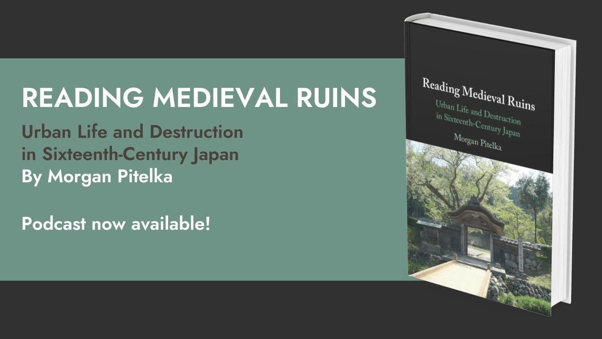cambUP_History's tweet photo. In a recent @NewBooksNetwork podcast, @mpitelka discusses his book Reading Medieval Ruins – an innovative new study of daily life and urban society in late medieval Japan. Listen to the podcast in full here: https://t.co/PjQBbSNMwJ https://t.co/DpDtLn0W8M