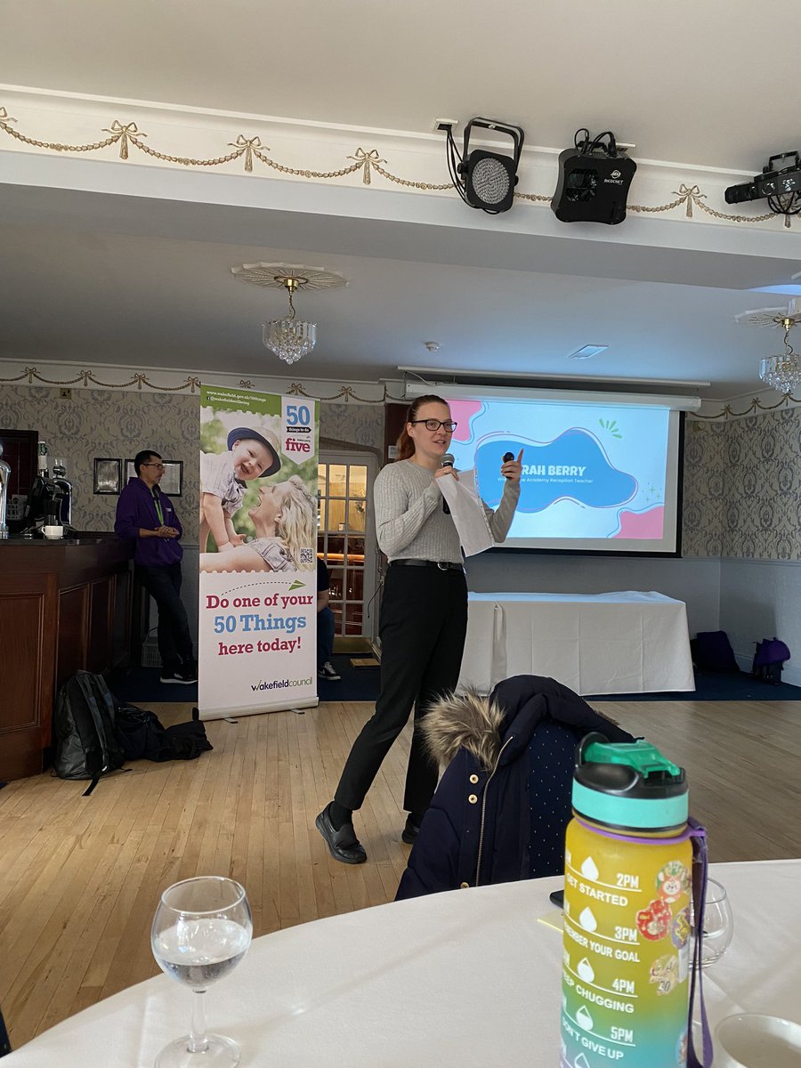 AndreaStEdmunds's tweet photo. Sarah Berry, enthusing about #50ThingsWakefield as a parent and a teacher at @Wrenthorpe_SCH. Inspired work! 👍🏼 https://t.co/joH7bO4vzR