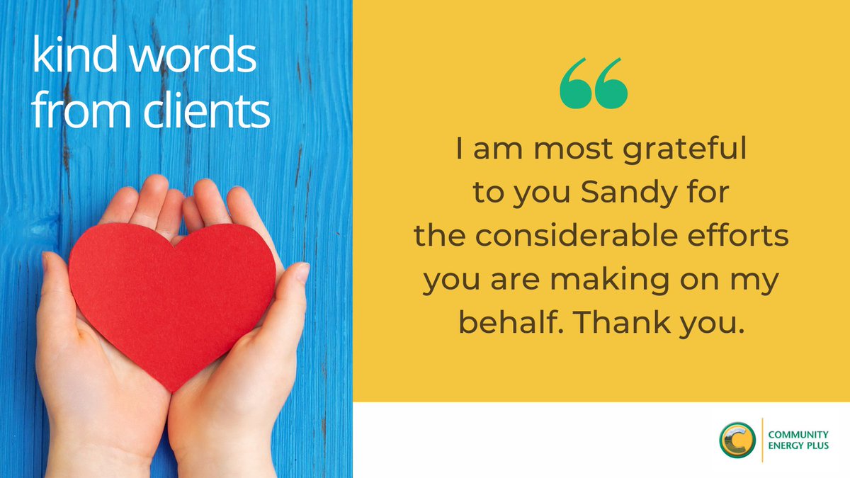 CommunityEnergyPlus (@cepcornwall) on Twitter photo We received this great feedback from one of our clients today. So many people in #Cornwall need our help right now and we're so happy our support is making such a huge impact.โฃโฃ ๐
#warmCornwall #cornwall #energyadvice #energyhelp #energycrisis #energybills #savemoney We received this great feedback from one of our clients today. So many people in #Cornwall need our help right now and we're so happy our support is making such a huge impact.โฃโฃ ๐
#warmCornwall #cornwall #energyadvice #energyhelp #energycrisis #energybills #savemoney