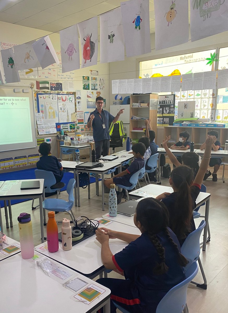 AIS_Grade4's tweet photo. As part of their Maths unit, 4B are taking part in their very own Math Olympics. Learning can be so much fun! #AISMaths #AISPrimarySch https://t.co/U56dWCodun