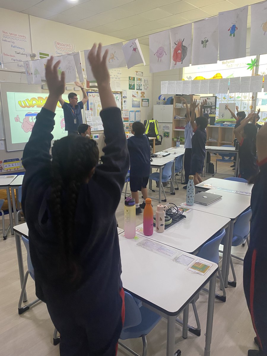 AIS_Grade4's tweet photo. As part of their Maths unit, 4B are taking part in their very own Math Olympics. Learning can be so much fun! #AISMaths #AISPrimarySch https://t.co/U56dWCodun