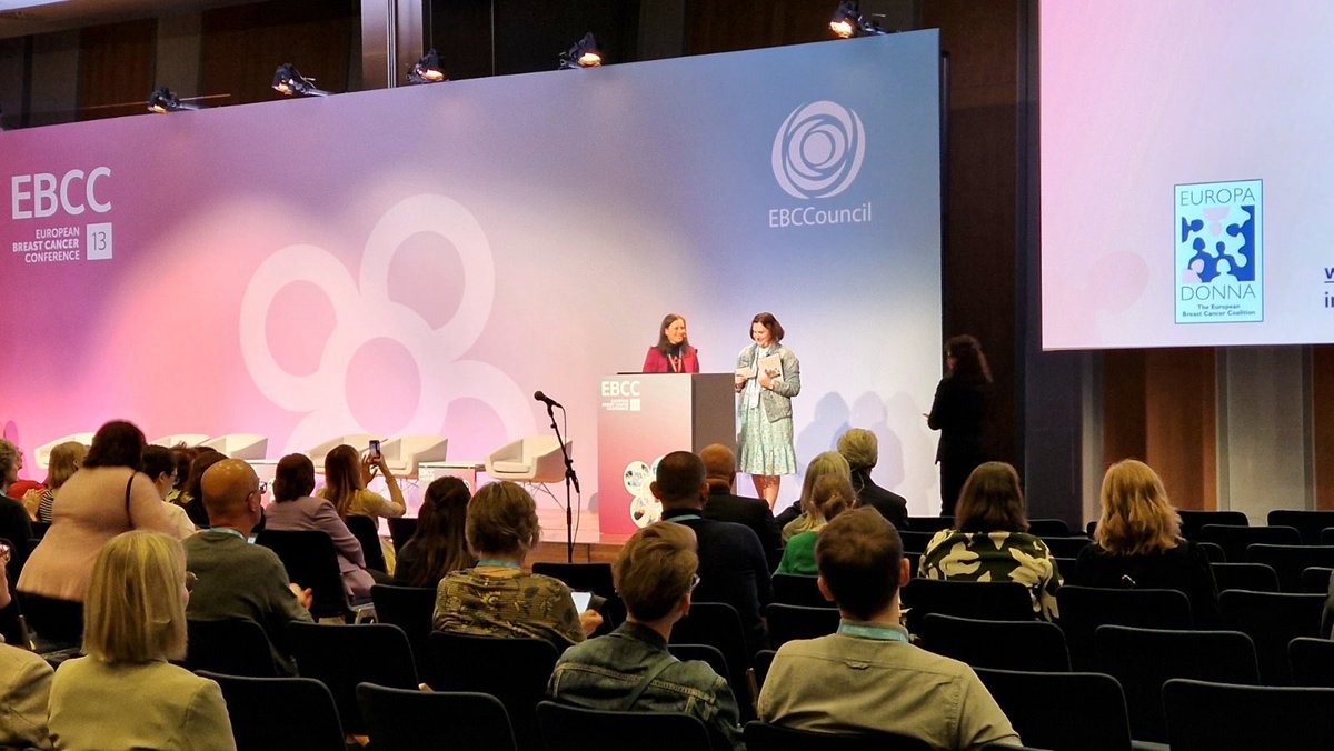 TanjaSpanic's tweet photo. Multidisciplinary conference #ebcc13 has started 💕 more than 1700 participants and over 130 speakers. We are excited to hear about all news in #breastcancer field. Uniqueness of this conference is that @EuropaDonnaEUR is an equal co-organiser from the beginning @EORTC_BCG https://t.co/t7VFU9DNNn
