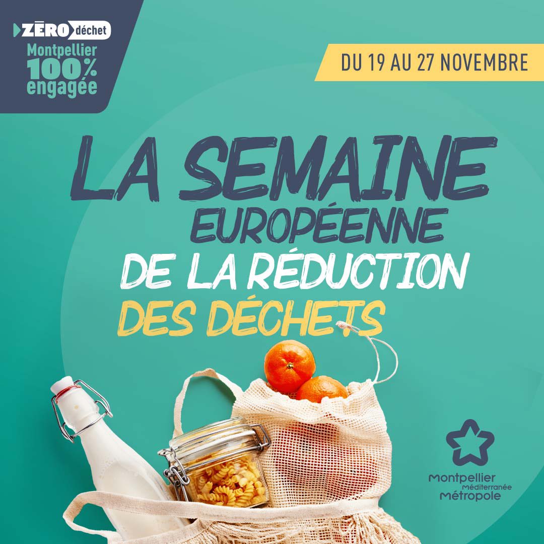 Dans le cadre de la semaine européenne de la réduction des déchets, <a href="/Montpellier3m/">Montpellier Métropole</a> organise une collecte avec Emmaüs Montpellier.

Livres, textiles, objets…venez apporter vos biens en bon état :

📆 Le 22/11 de 9h-14h à la Métropole 

📆 Le 24/11 de 9h-14h à l’Hôtel de Ville