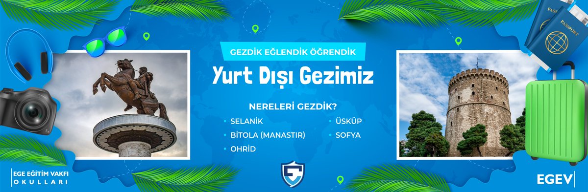 egevgaziemir's tweet photo. EGEV Yurtdışı Kültür Gezisi
Bu yıl ilkini gerçekleştirdiğimiz yurtdışı kültür gezimizi öğrencilerimiz, 8-13 Kasım tarihleri arasında beş farklı şehir gezerek tamamladılar.
https://t.co/liIdPP3Ro9 https://t.co/VXT1tlCD1g