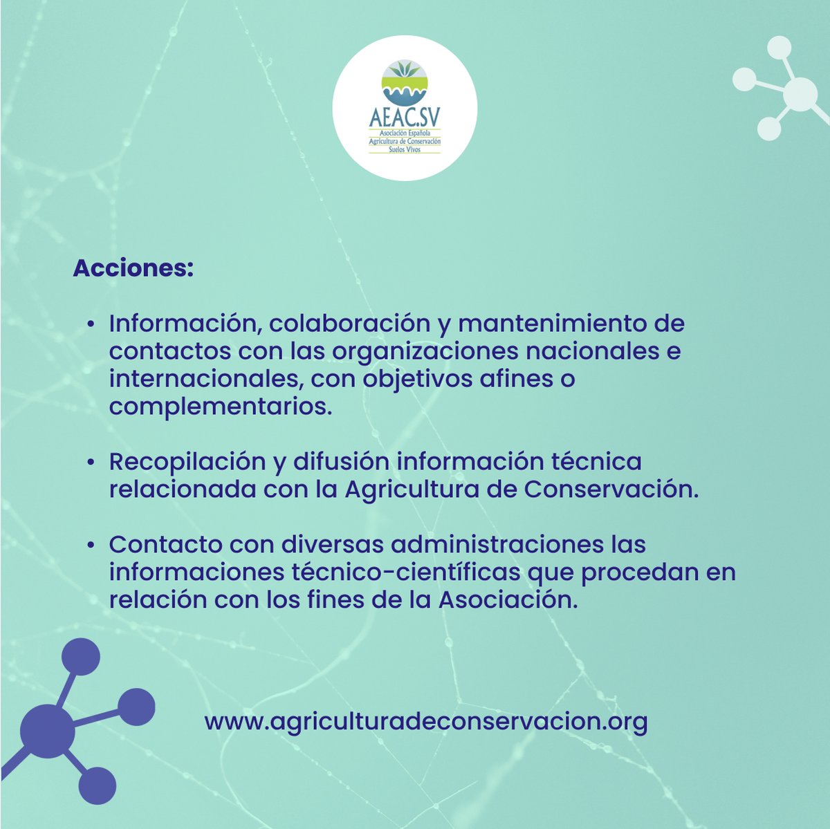 relathia's tweet photo. La agricultura de conservación y biodiversidad del suelo agrario es el objetivo principal de @AEACSV, stakeholder del medio rural que fomenta el desarrollo, docencia e investigación en este tema.
#pensarsumaryactuar #retorural #ecosistema https://t.co/s7TNTYtEI4
