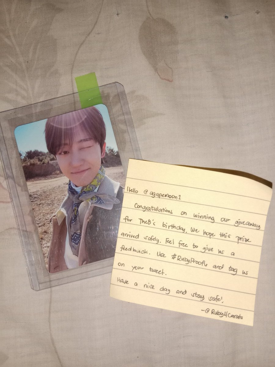 wwsrajs's tweet photo. hello, nakauwi na po ang aking bb boy thankusm po😭🫶🏻 @Ruby4Carats #RubyProofs https://t.co/dWzWYOmcgN