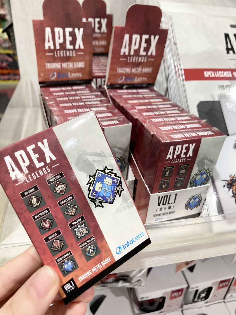 APEX LEGENDS トレーディングメタルバッジ 8個セット 新品未開封】APEX LEGENDS メタルバッジ Vol.1 BOX 全8種 メタルバッジ