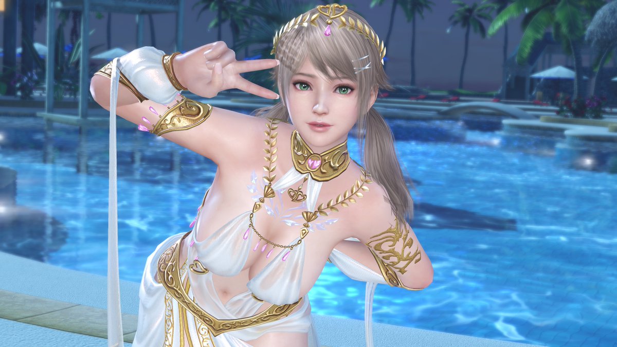 うう……ありがとうありがとう……ちゃんと出てくれた……
 #DOAXVV #ブイブイ #エイミー #デア・マリーナ
